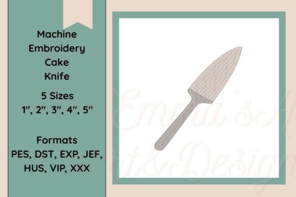 Cake Knife Machine Embroidery Design Review