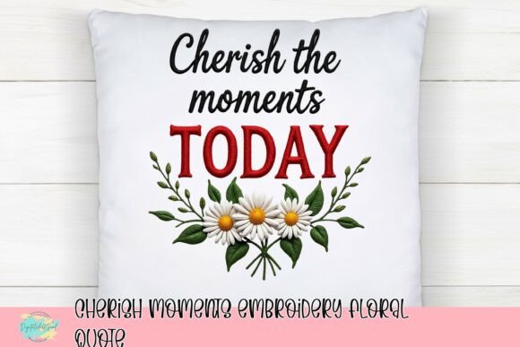 Cherish Moments Embroidery Floral Quote Review