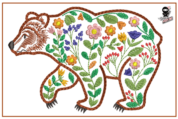 Floral Bear: A Boutique Sweatshirt Design Review