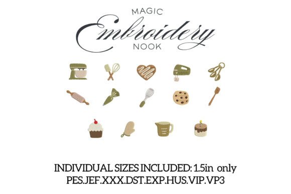 Mini Baking Bundle X 14 Designs