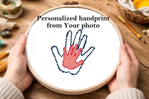 Personalized Handprint Embroidery Cross Review